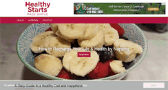 Desktop Screenshot of healthystartsmadesimple.com